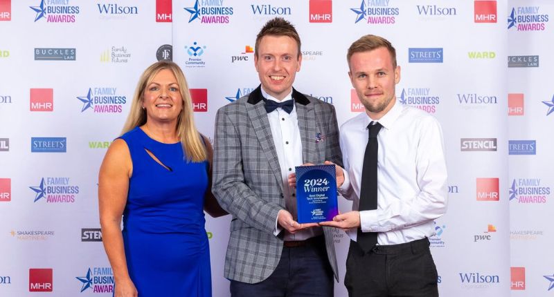 We won the Best Digital Tech Innovation award at October's Midlands Family Business Awards!