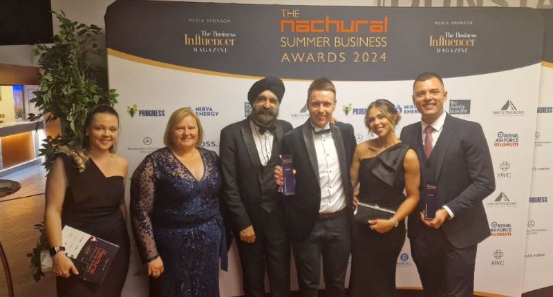 We won Enterprise of the Year award at the Nachural Awards in July.