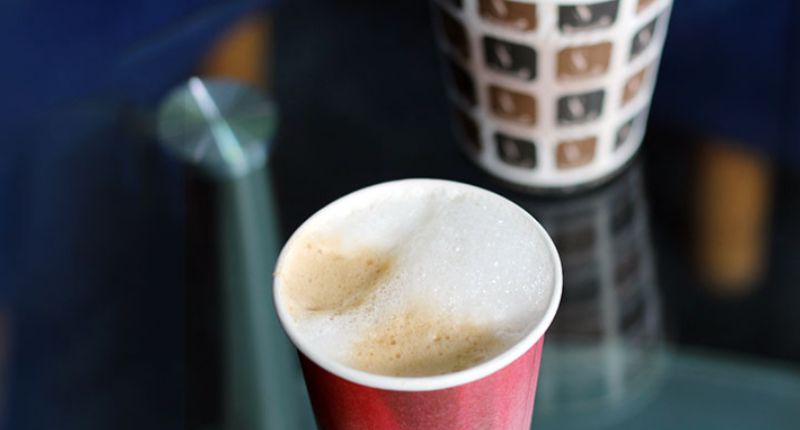 In April we communicated with customers that we will be transitioning from plastic to paper vending cups in our machines.