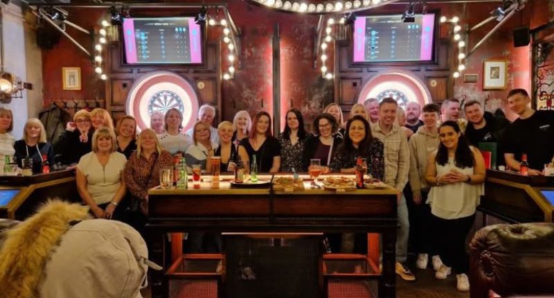 Our first ever staff social took place in February, at Flight Club, Birmingham!