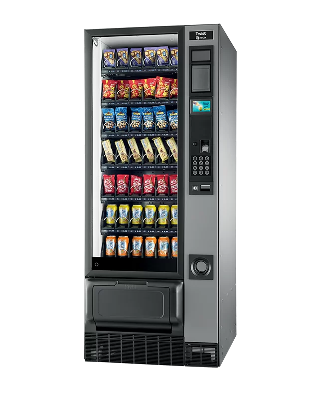 The GUSTO 6L snack and cold drinks vending machine from Coinadrink Limited
