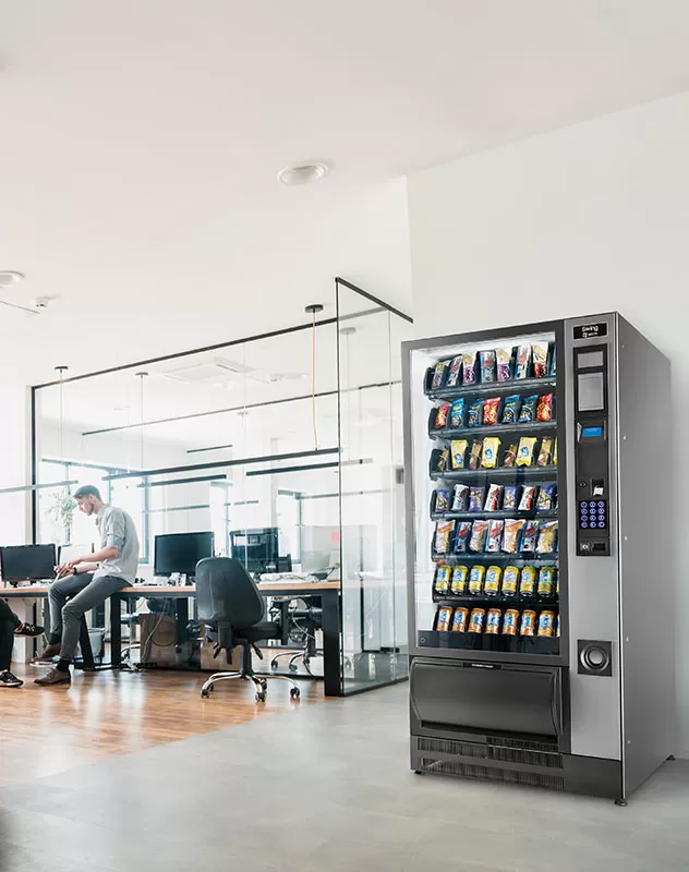 GUSTO-8_location.jpg The GUSTO 8 snack and cold drink vending machine is a fantastic addition to offices, canteens, breakout areas, lobby's, warehouses, and more.