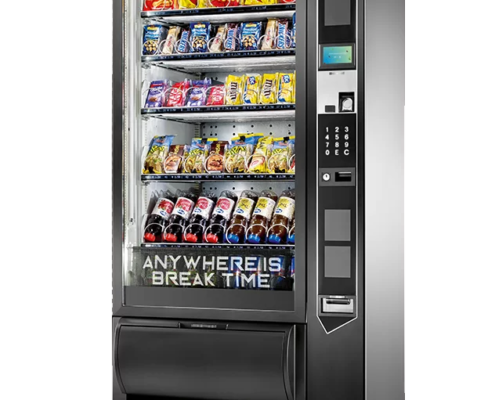 The GUSTO 8P snack and cold drinks vending machine is available to buy or rent from Coinadrink Limited.