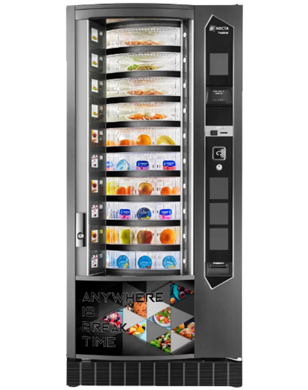 Buy or rent the GUSTO DRUM fresh food vending machine from Coinadrink Limited.