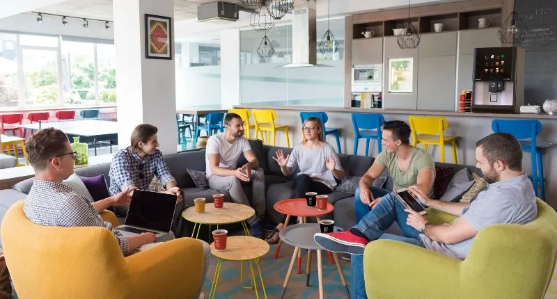 Perhaps the best place for an office coffee machine is in a communal area where your staff can relax.