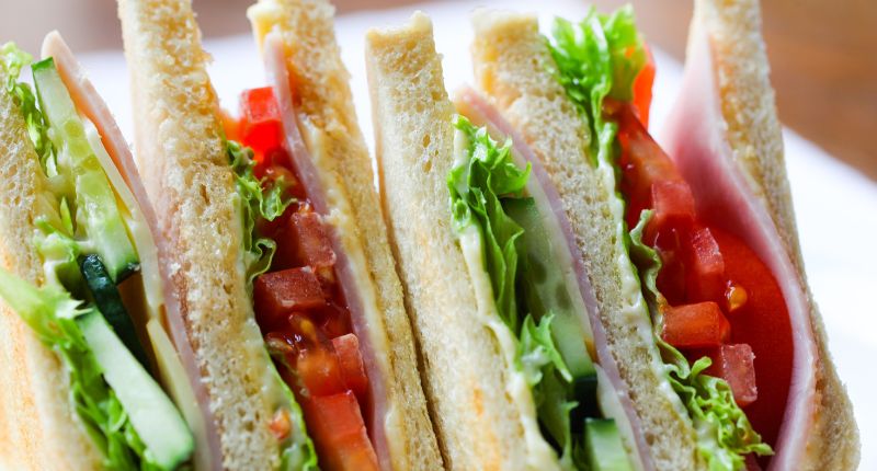 Enjoy a tasty selection of sandwiches from fresh food vending
