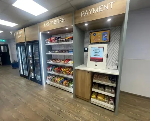 The Micro Market facility leads the way for modern workplace refreshments.