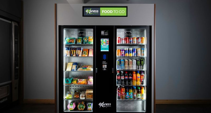 The smart fridge is the next generation of fresh food vending, with more choice displayed in an open, accessible, modern design.