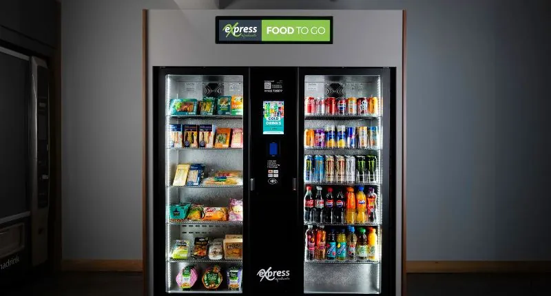 The smart fridge is the next generation of fresh food vending, with more choice displayed in an open, accessible, modern design.