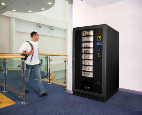 Westomatic Easy 6000 Pro Fresh Food Vending Machine Education The Westomatic Easy 6000 Pro Fresh Food Vending Machine is a great choice for education settings and can accommodate healthier options.