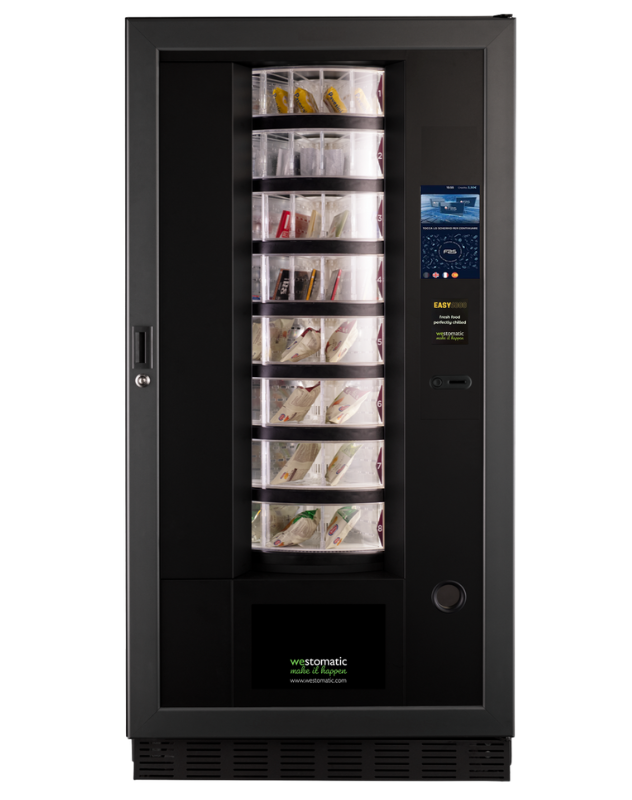 Westomatic Easy 6000 Pro Fresh Food Vending Machine Buy or rent the Westomatic Easy 6000 Pro Fresh Food Vending Machine from Coinadrink, with an optional fully managed vending service.