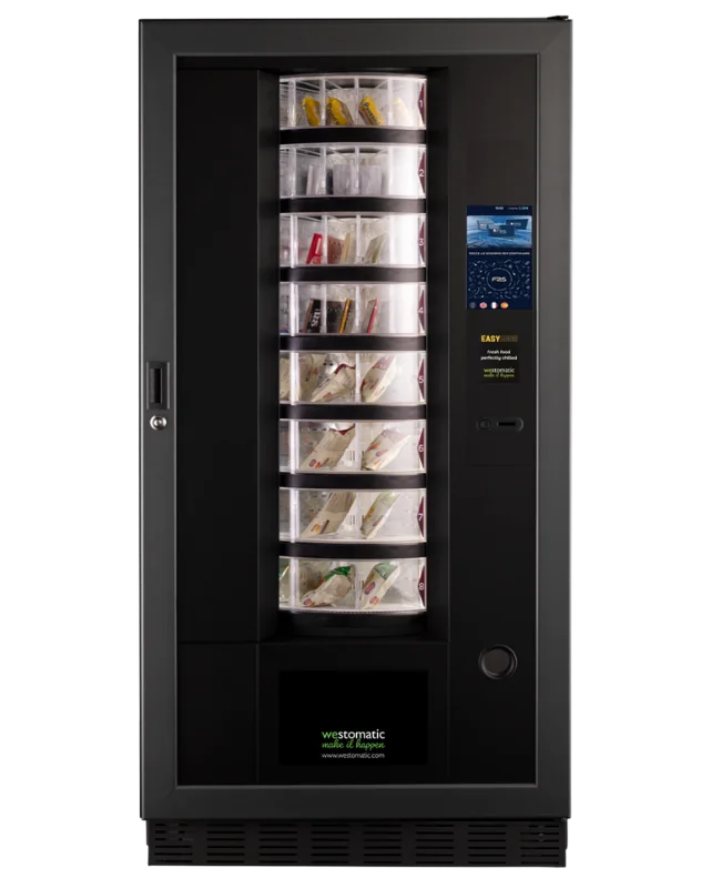 Buy or rent the Westomatic Easy 6000 Pro Fresh Food Vending Machine from Coinadrink, with an optional fully managed vending service.
