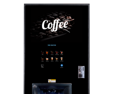 Neo Hot Drinks Vending Machine Graphic The Neo hot drinks vending machine can display your corporate branding or colours for a professional finish.