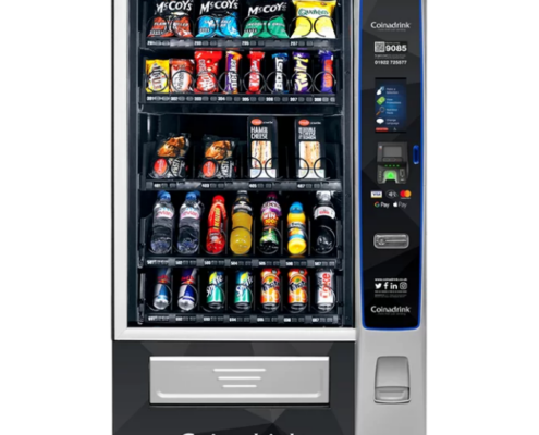 The Merchant 4 snack and cold drinks vending machine offers a smart, modern refreshment solution for more compact environments.