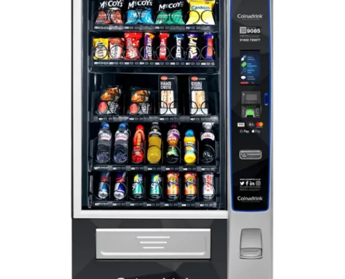 The Merchant 4 snack and cold drinks vending machine offers a smart, modern refreshment solution for more compact environments.