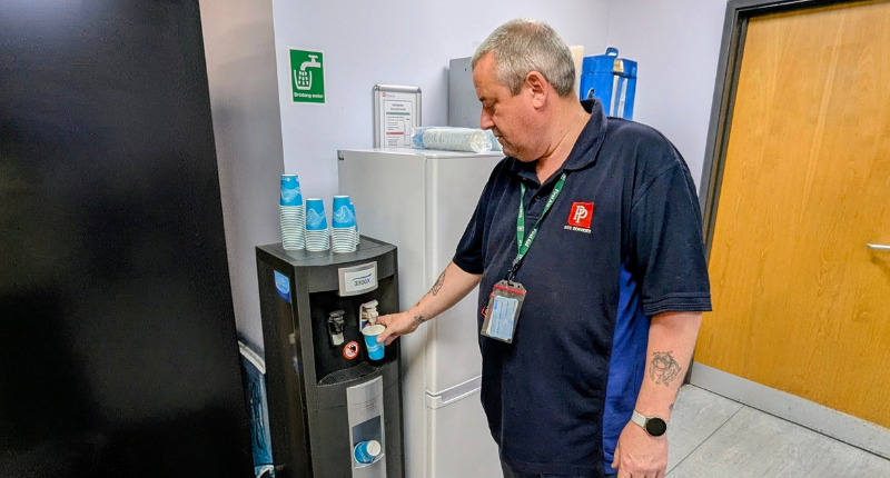 PP Control and Automation has been impressed with our refreshment solutions, including factory vending machines, commercial coffee machines, and water coolers.