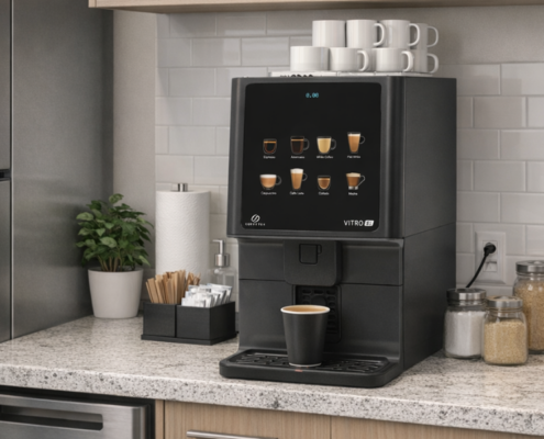 The Vitro S1 Evo commercial coffee machine is great for small office kitchens