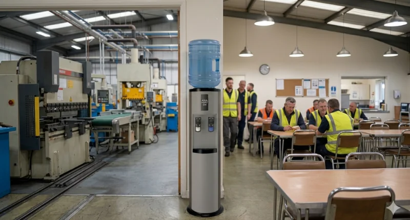 Water cooler conversation is a real thing in the workplace, making a water cooler like this bottled water cooler a simple addition that can improve company culture and staff satisfaction.