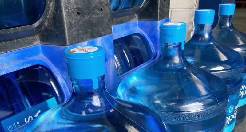 A water cooler that uses large water bottles can be ideal for certain businesses