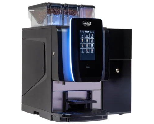 The Gaggia G100 fresh milk tabletop coffee machine is a great way to introduce coffee shop-style beverages into the workplace