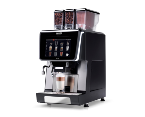 The Gaggia G700 Commercial Coffee Machine is available with dual milk technology for a coffee shop experience.