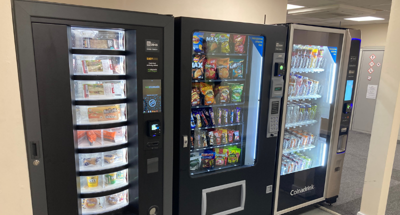 Our range of vending machines can be catered to a specific business layout.