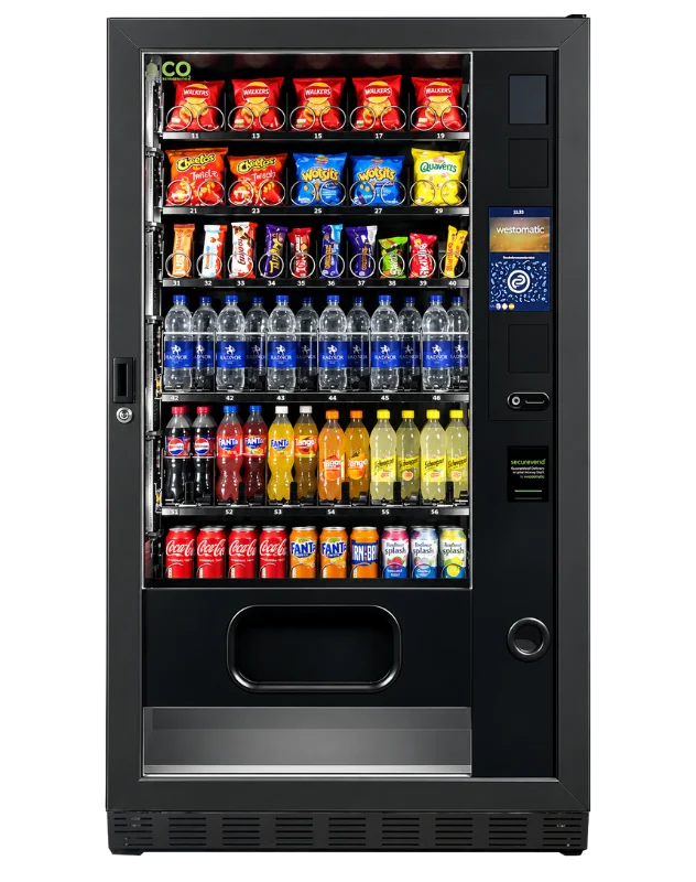 The Quinto Pro Snack and Cold Drinks Vending Machine is now available to buy or rent from Coinadrink with an optional fully managed service.